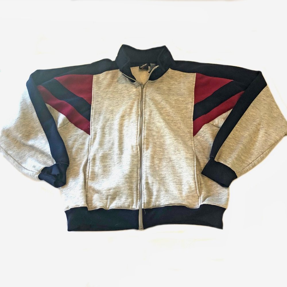 Vintage 80's MacGregor Retro Track Jacket, Size L